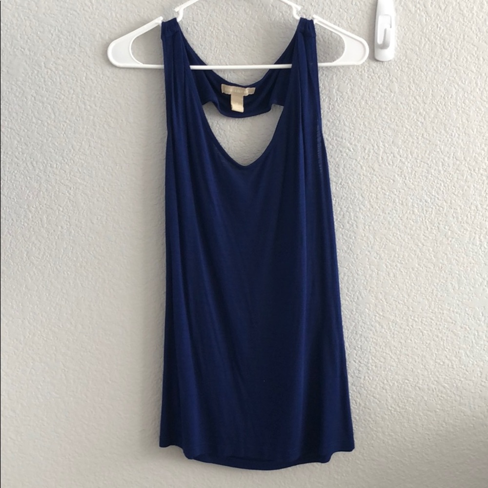 Banana Republic navy blue blouse